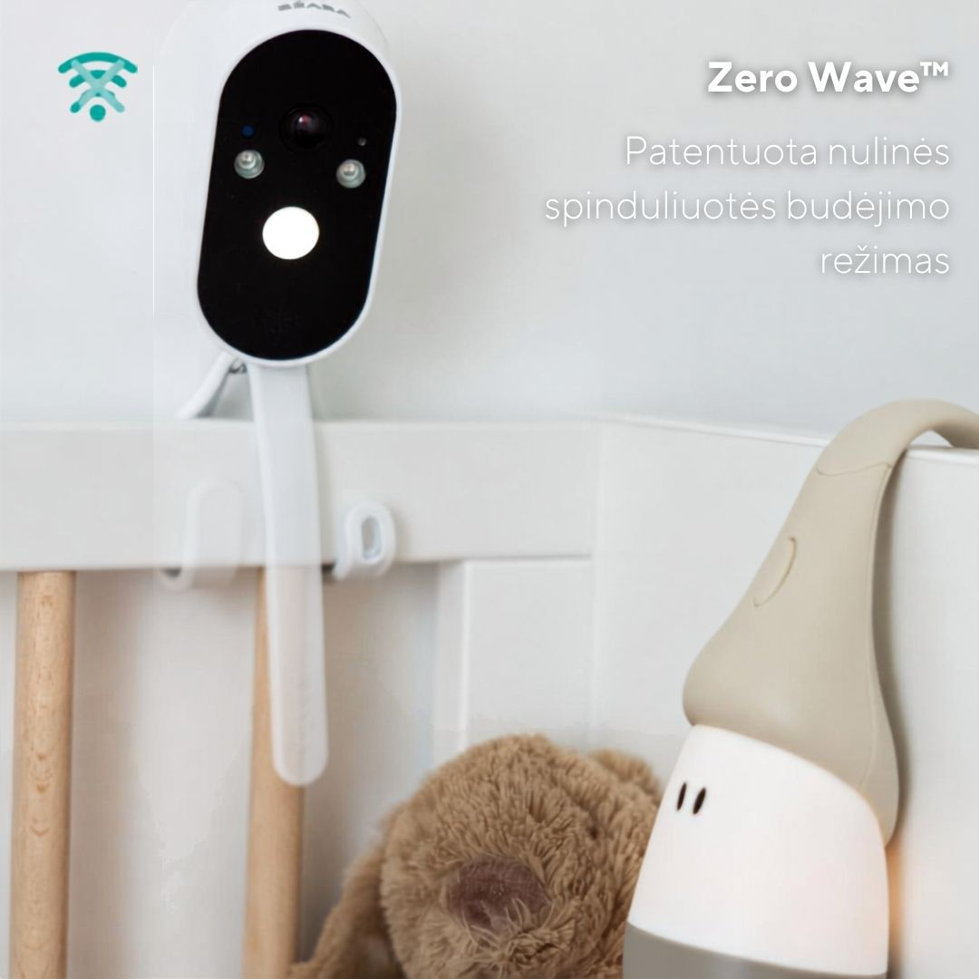BEABA Zen Travel mobili vaizdo auklė kamera be Wi-Fi White