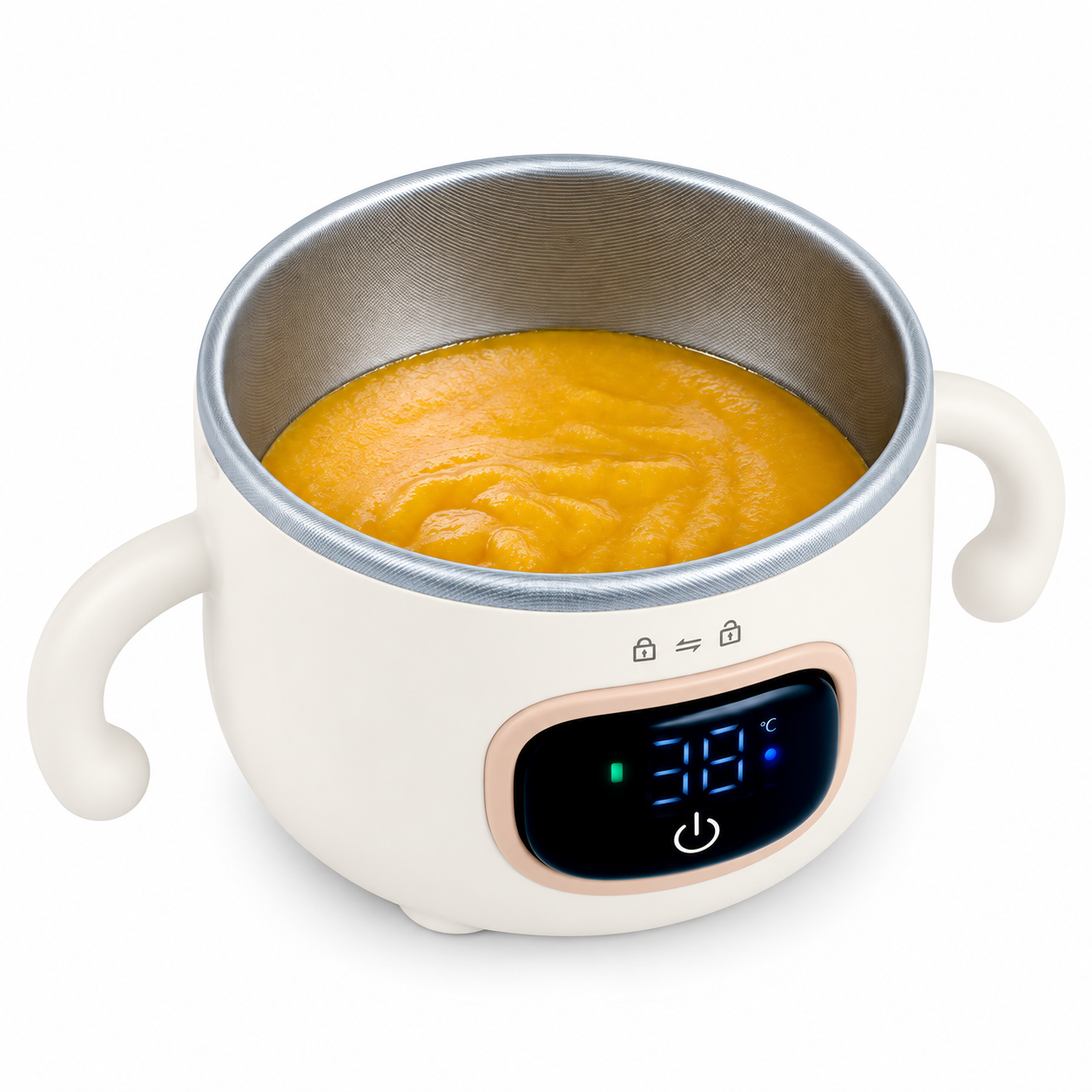 Miniland Foodie Warm nešiojamas elektrinis kūdikių maisto šildytuvas, 400 ml