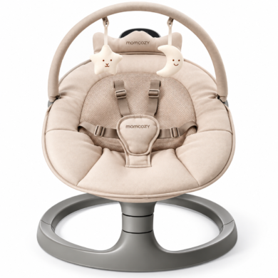 Momcozy 2in1 elektroninės kūdikio sūpynės - gultukas iki 30 kg Khaki