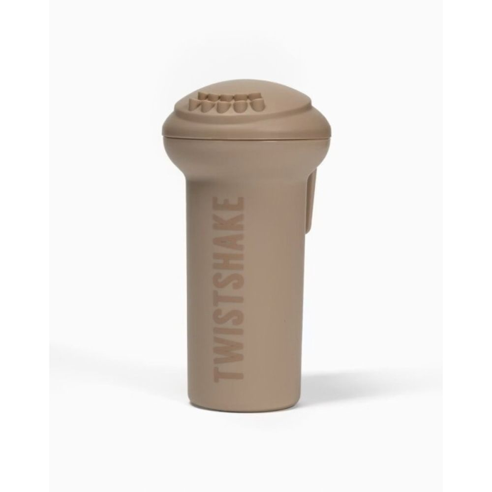 Twistshake Luxury Bath Kit sulankstoma kūdikio vonelė su stovu ir gultuku, Mocha