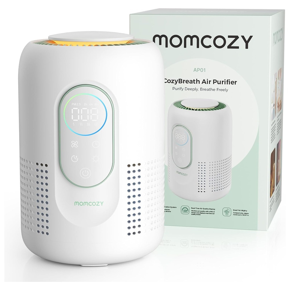 Momcozy CozyBreath kūdikio kambario oro valytuvas su H13 HEPA filtru