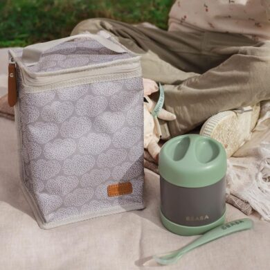 BEABA Thermo termosas maistui vaikams 300 ml Mineral Grey