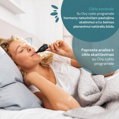 Beurer OT 30 bazinės kūno temperatūros termometras su „Bluetooth“ ir „Ovy“ programėle