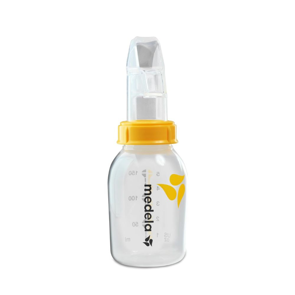Medela SoftCup Advanced specialių poreikių kūdikių maitintuvas su silikoniniu antgaliu, 80 ml