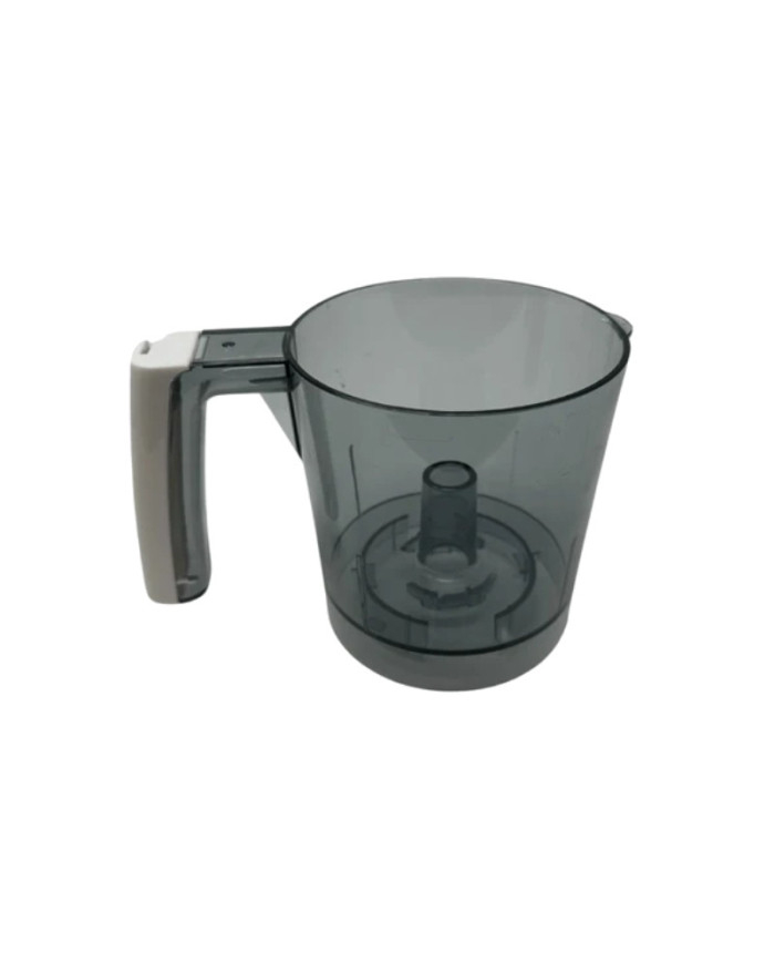 Baby Brezza One Step Deluxe skaidrus pilkšvas gaminimo indas su balta rankena