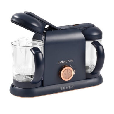 BEABA Babycook Plus garintuvas trintuvas su atidarytu indo dangteliu