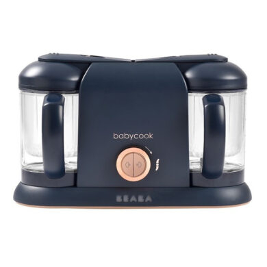 BEABA Babycook Plus garintuvas trintuvas Night Blue su dviem indais iš priekio