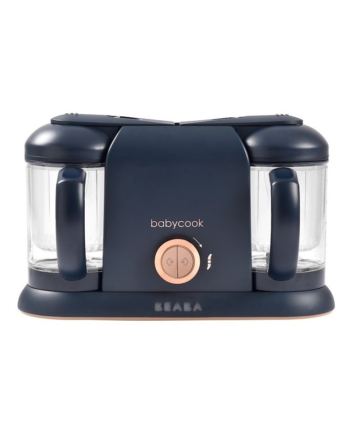 BEABA Babycook Plus garintuvas trintuvas Night Blue su dviem indais iš priekio