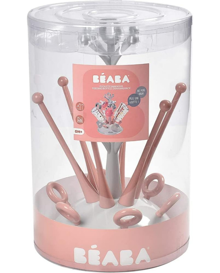 BEABA buteliukų džiovyklė Tree Old Pink originalioje pakuotėje