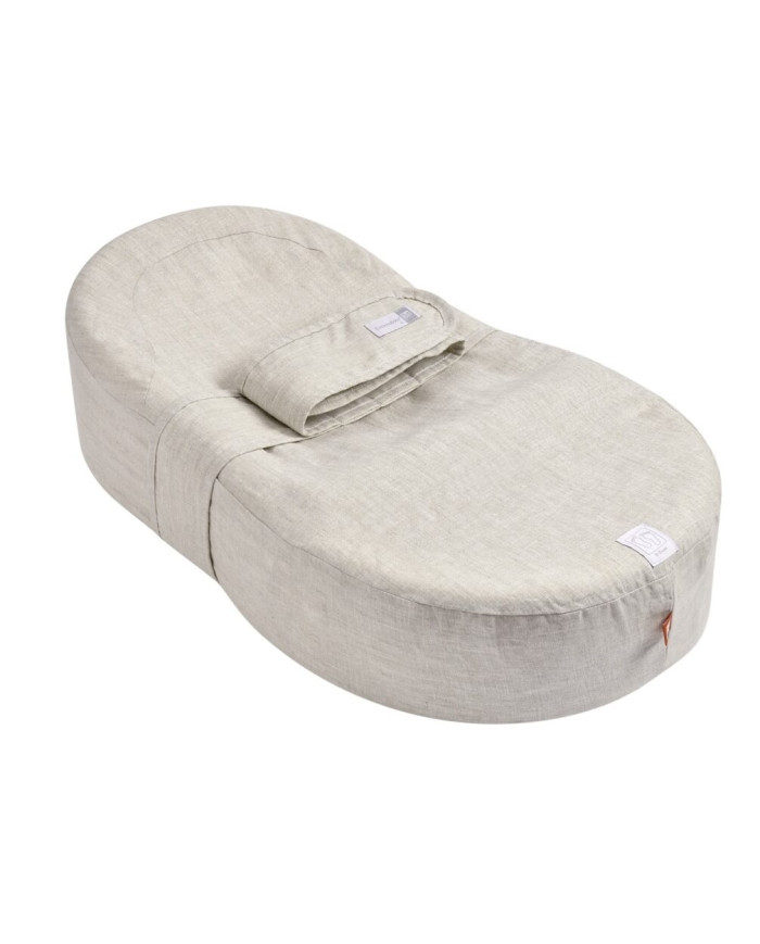 BEABA Cocoonababy kokono formos gultukas su šviesaus lino užvalkalu