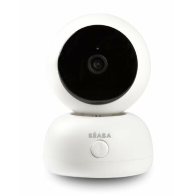 Balta BEABA Zen Premium auklės kamera su mikrofono mygtuku iš priekio