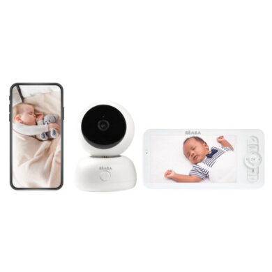 BEABA Zen Premium video auklė su kamera tėvų ekranu ir vaizdu išmaniajame telefone