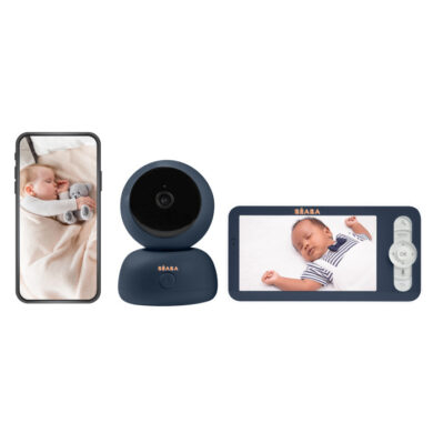 BEABA ZEN Premium vaizdo auklė su kamera monitoriumi ir vaizdu išmaniajame telefone