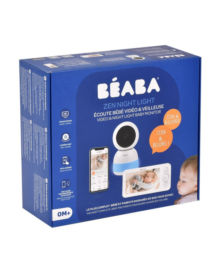 BEABA Zen Night Light vaizdo auklės mėlyna pakuotė